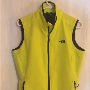 North Face  Neon Yellow Women’s Running Vest